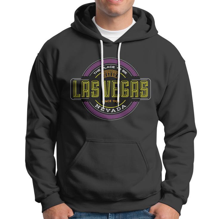 Las Vegas Retro Neon Logo Hoodie