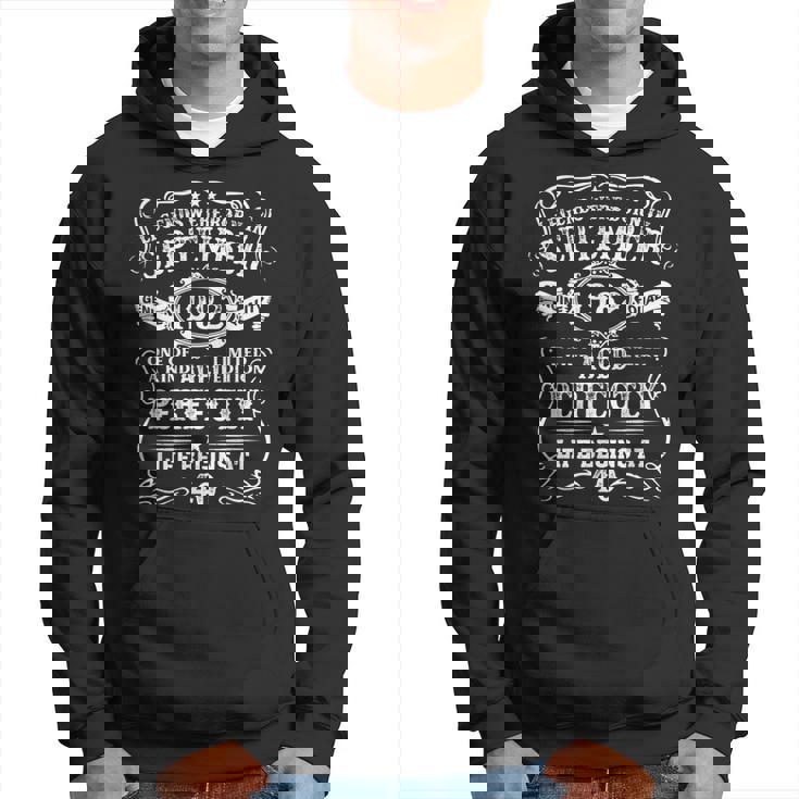 Legends Were Born In September 1982 40Th Birthday Men Hoodie