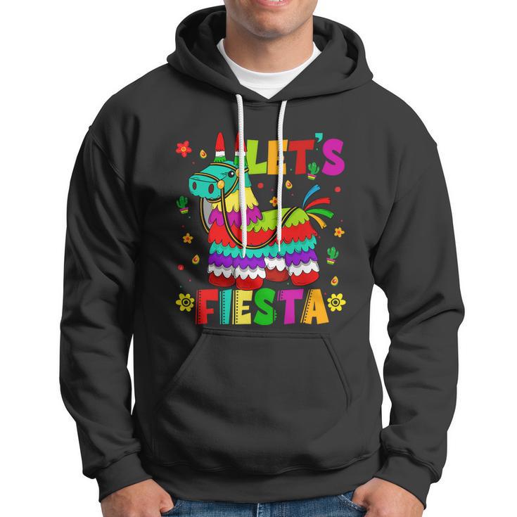 Lets Fiesta Cinco De Mayo Mexican Party Mexico Donkey Pinata Hoodie