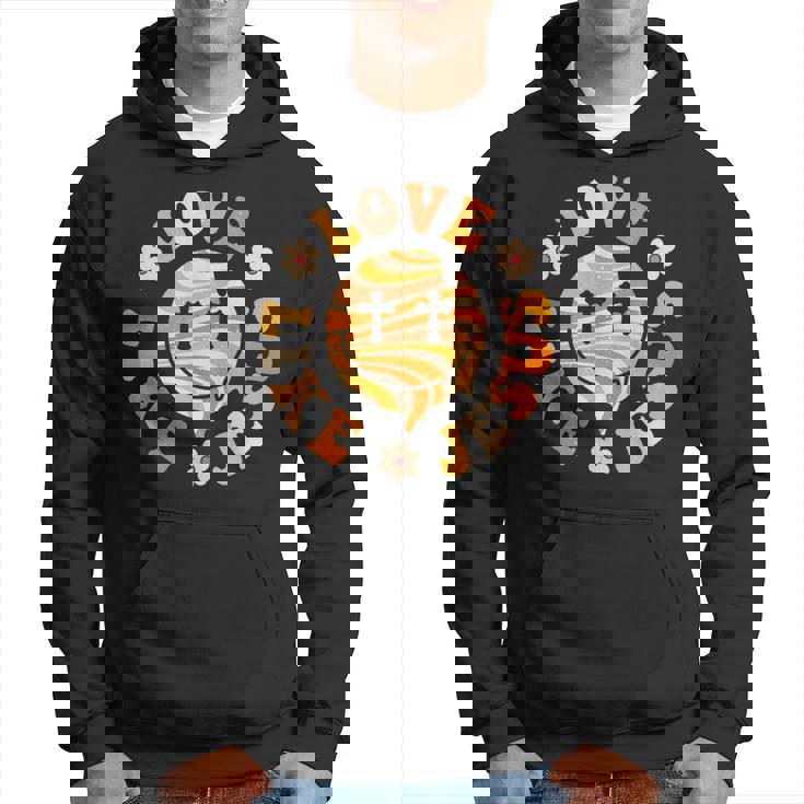 Love Like Jesus Christian God Lover Funny Words On Back V2 Hoodie