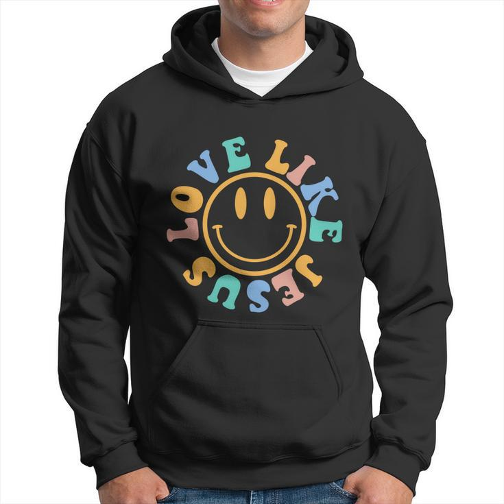 Love Like Jesus Religious God Christian Words Meaningful Gift Hoodie