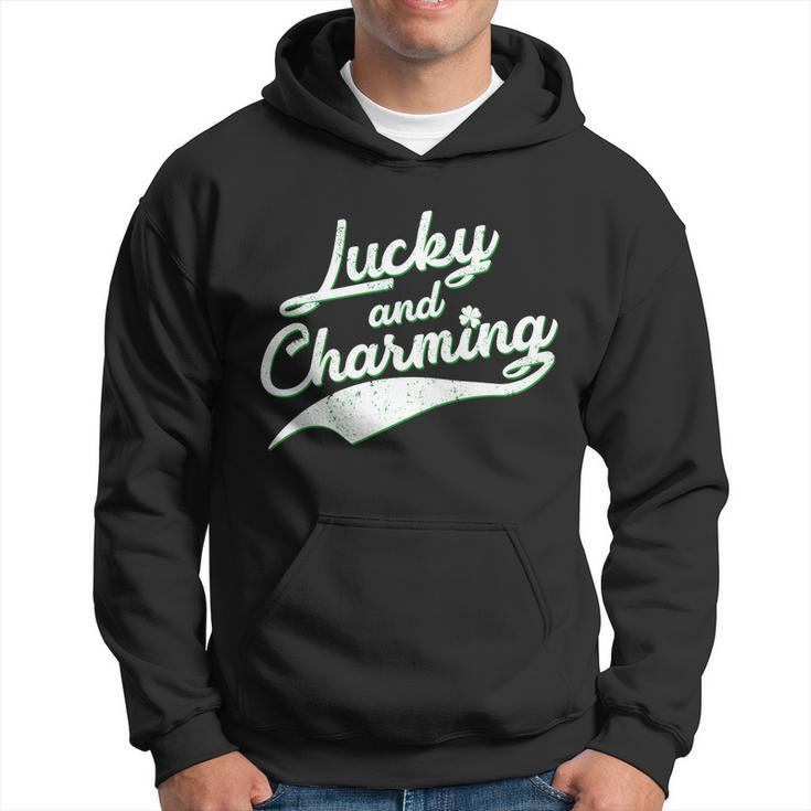 Lucky And Charming St Patricks Day Men Hoodie