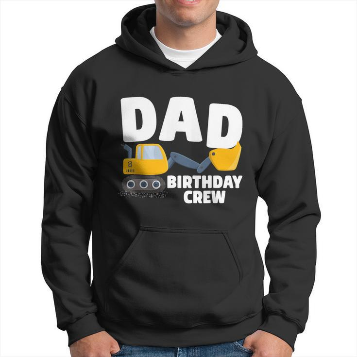 Mens Dad Birthday Funny Gift Crew Construction Birthday Party Theme Funny Gift Hoodie