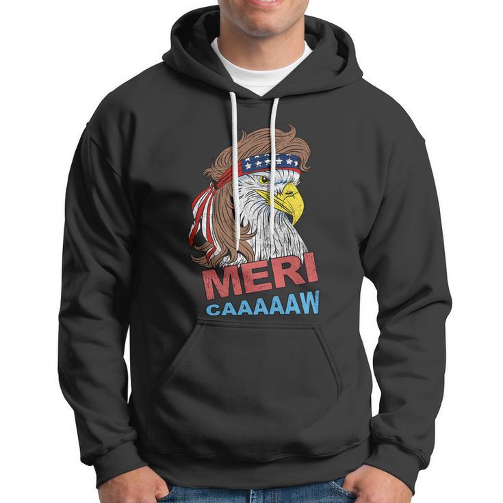 Merimeaningful Giftcaaaaaw Meaningful Gift Eagle Mullet 4Th Of July Usa American Hoodie