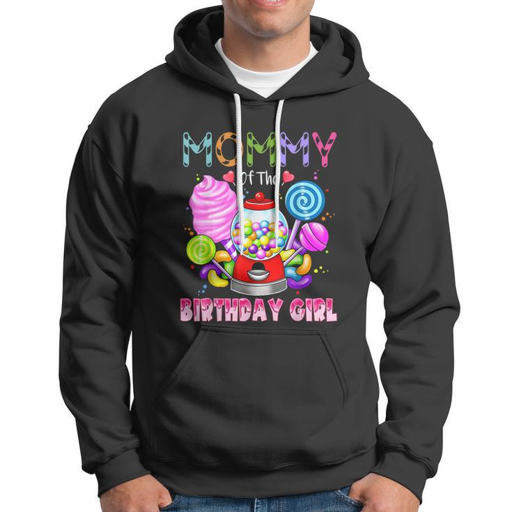 Mommy Of The Birthday Girl Candyland Candy Birthday Party Hoodie