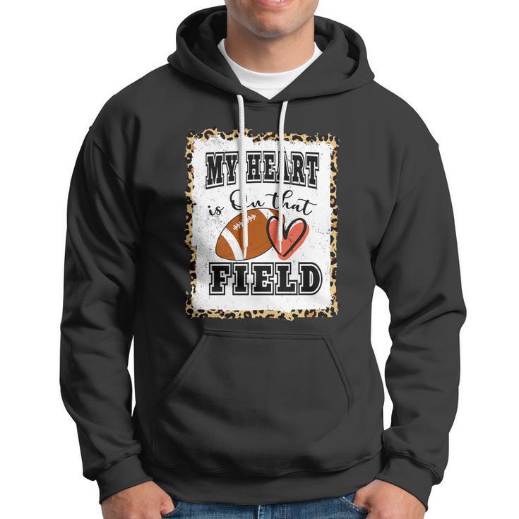 My Heart Is On The Field Cute Leppard Football Mom Tshirt Hoodie