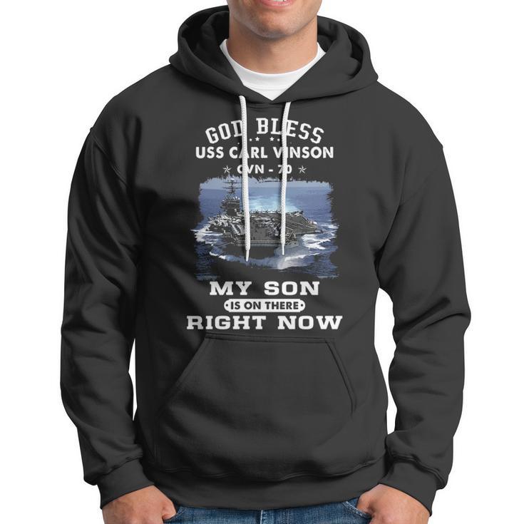 My Son Is On Uss Carl Vinson Cvn Hoodie