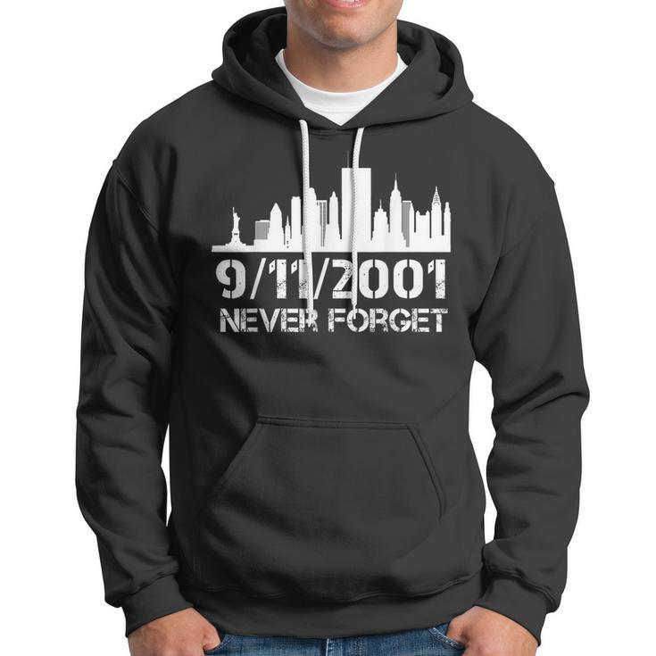 Never Forget 911 20Th Anniversary Patriot Memorial Day Hoodie