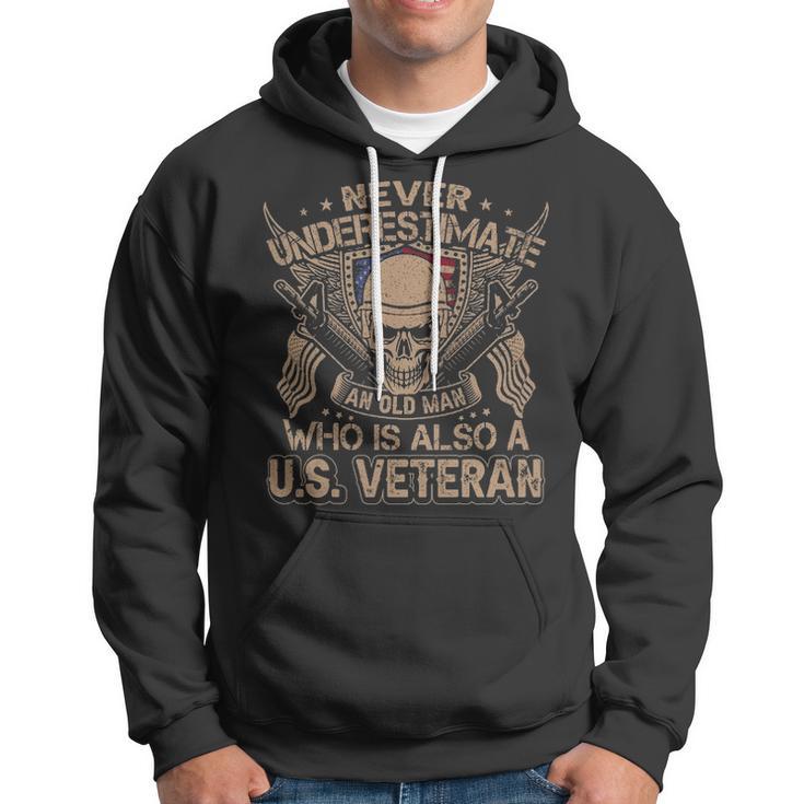 Never Understimate An Old Man Who Is Also A Us Veteran V2 Hoodie