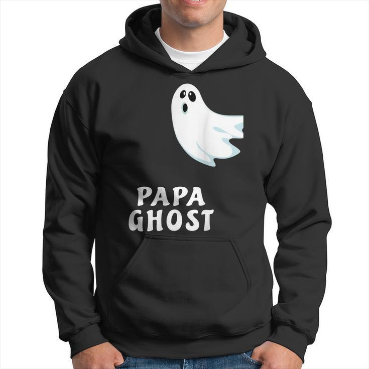 Papa Ghost Funny Spooky Halloween Ghost Halloween Dad Hoodie