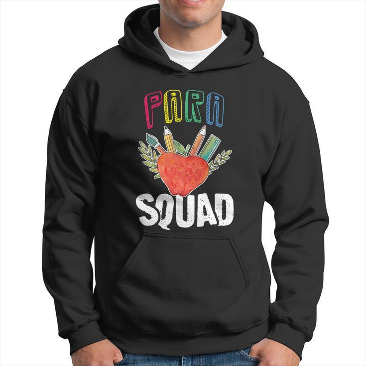 Paraprofessional Squad Para Squad Special Ed Teacher Great Gift Hoodie