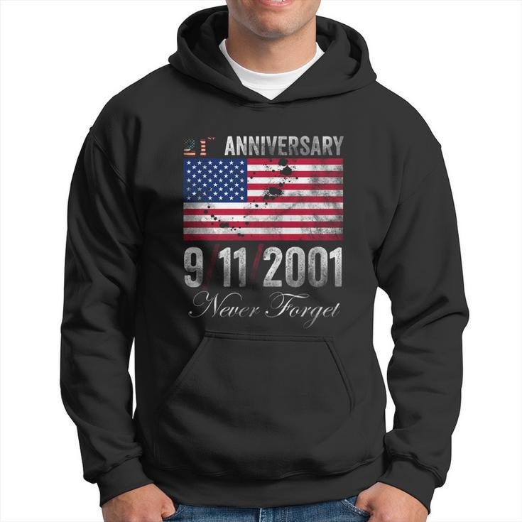 Patriot Day 911 We Will Never Forget Tshirtnever September 11Th Anniversary V3 Hoodie