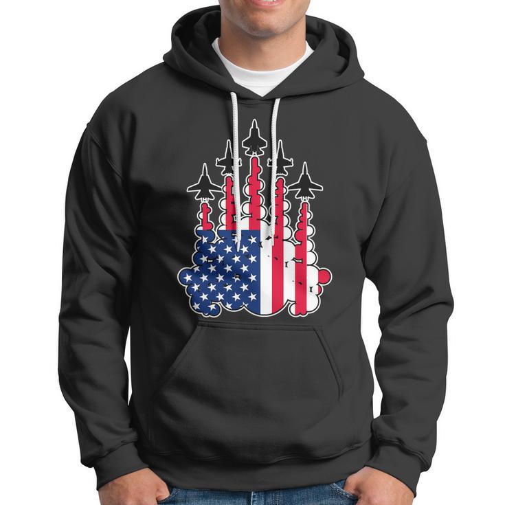 Patriotic Plane Flag Hoodie