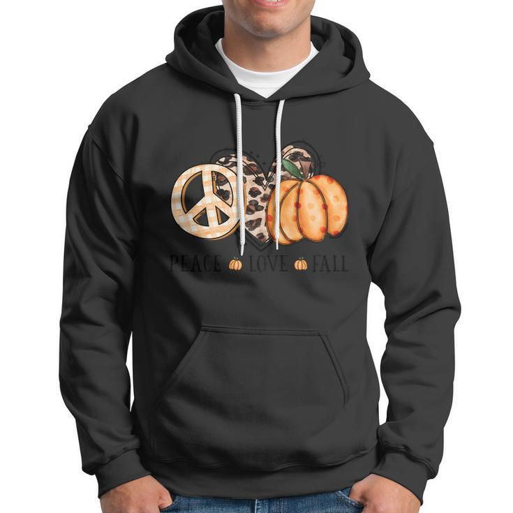 Peace Love Fall Thanksgiving Quote V2 Hoodie