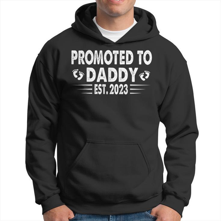 Promoted To Daddy 2023 Soon To Be Daddy 2023 First Time Dad Men Hoodie