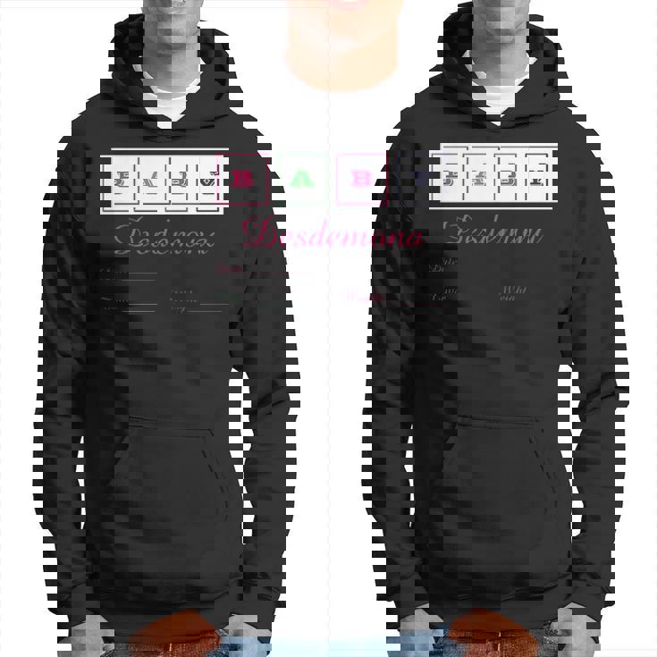 Proud Father Of Baby Girl Statistics Name Hoodie Proud Father Of Baby Girl Statistics Name Hoodie