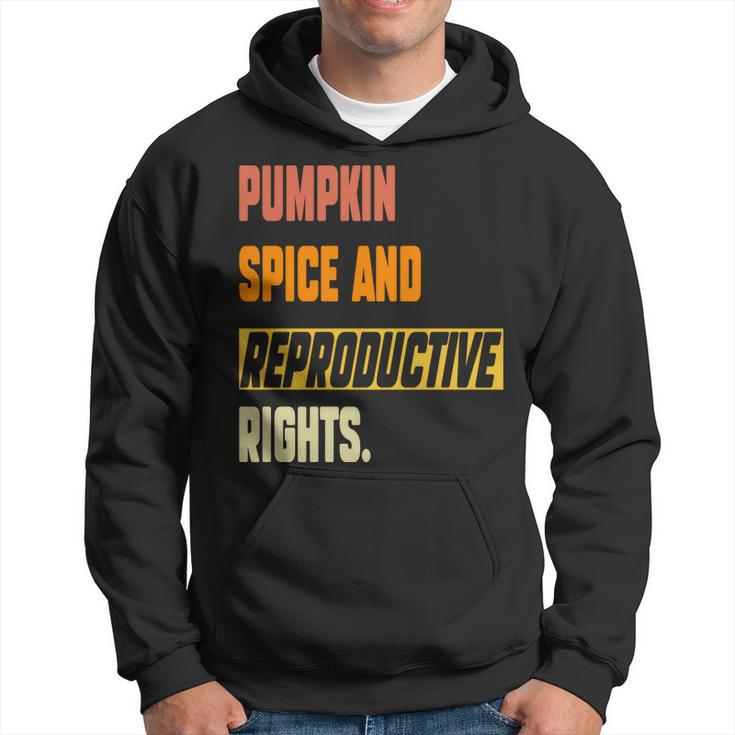 Pumpkin Spice & Reproductive Rights Feminist Pro Choice Fall Men Hoodie