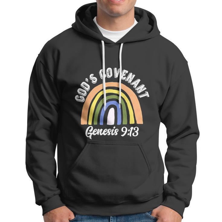 Rainbow Gods Covenant Bible Funny Christian Lover Hoodie