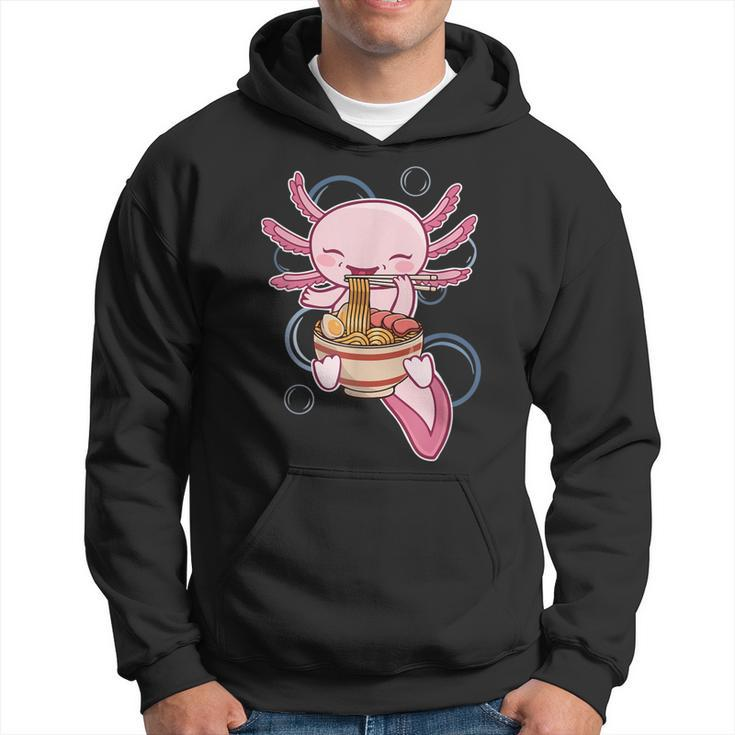 Ramen Axolotl Kawaii Anime Japanese Food Girls Nager Men Hoodie