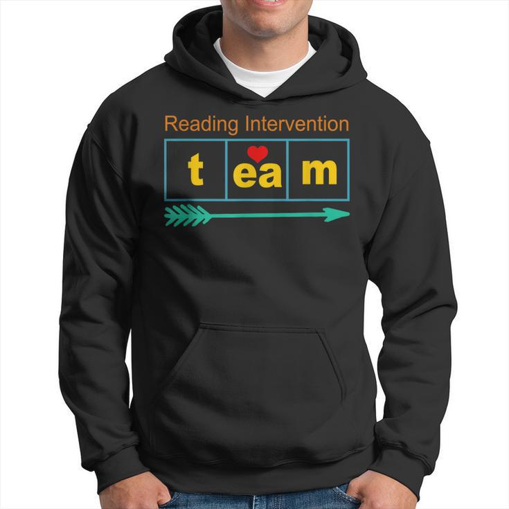 Reading Intervention Team Science Of Reading Teacher Squad Men Hoodie