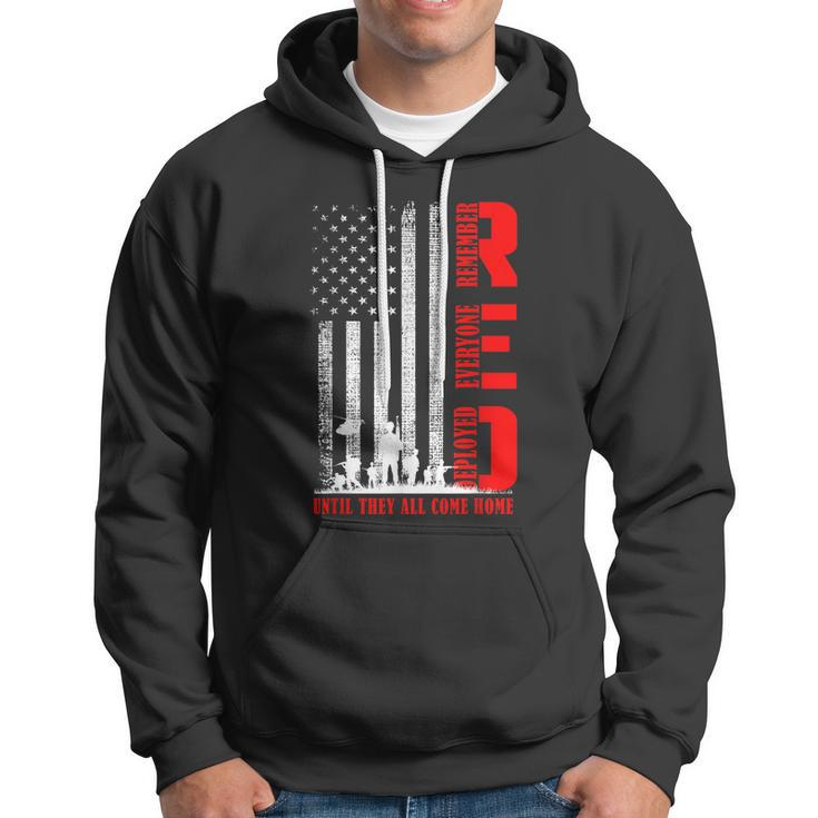 Red Friday Military Us Army Remember Erveryone Deployed Hoodie