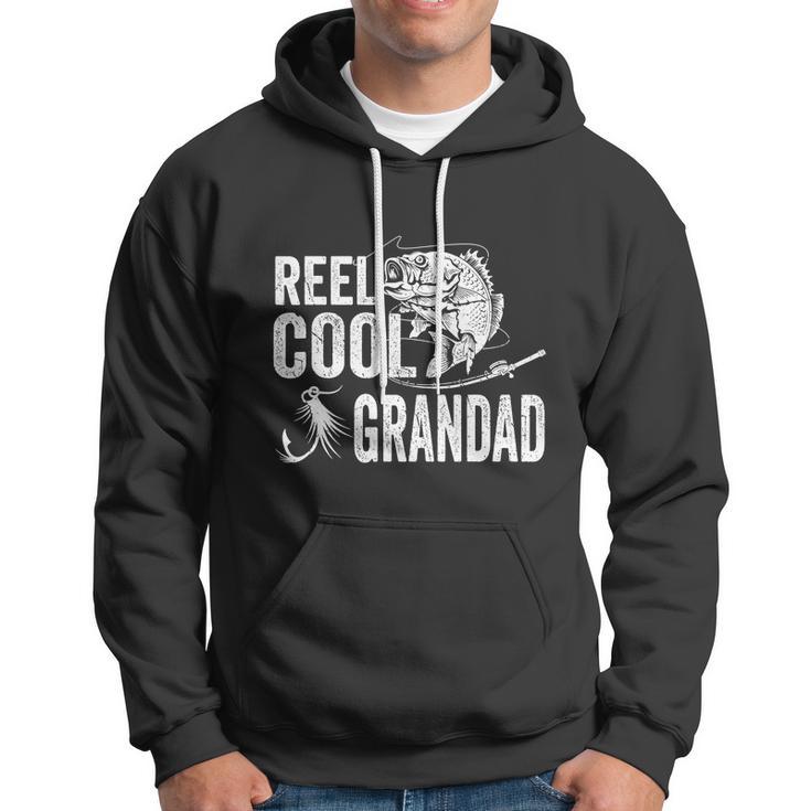 Reel Cool Grandad Fishing Funny Fathers Day Hoodie