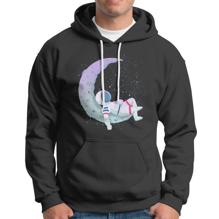 Relaxing Astronaut On The Moon Hoodie