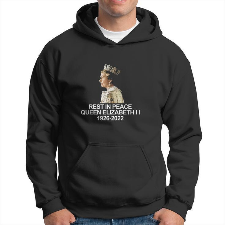 Rest In Peace Queen Elizabeth II 1926-2022 Men Hoodie Graphic Print Hooded Sweatshirt