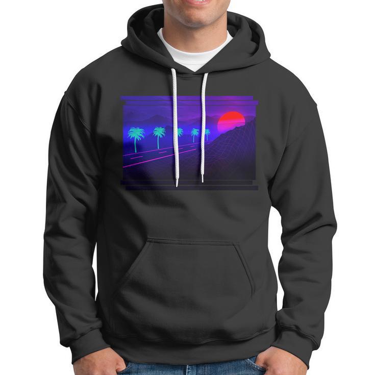 Retro 80S Vaporwave Hoodie