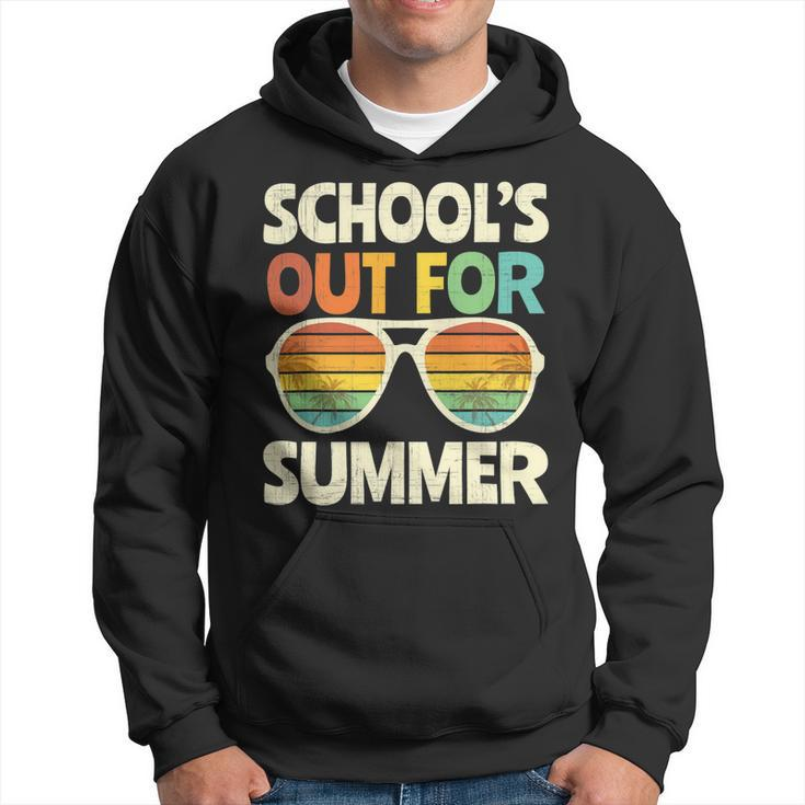 Retro Last Day Of School Schools Out For Summer Teacher Gift V3 Hoodie