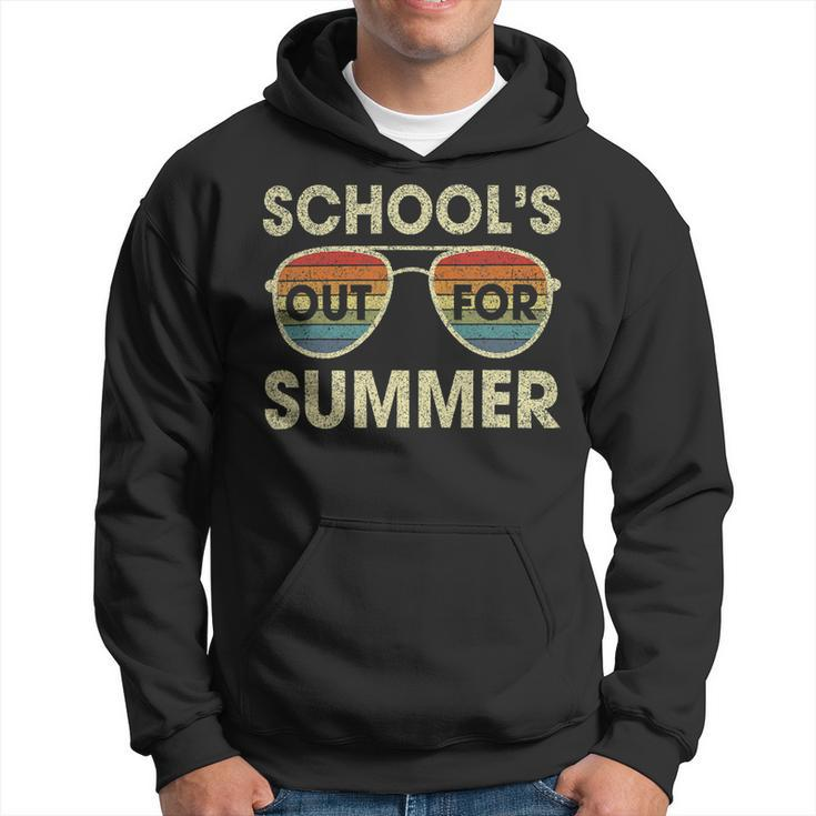 Retro Last Day Of School Schools Out For Summer Teacher V2 Hoodie