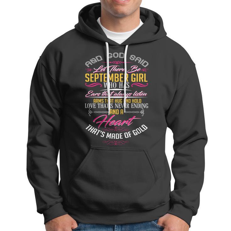 September Girl Always Listens Tshirt Hoodie