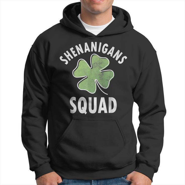 Shenanigans Squad Irish Shamrock Saint Patricks Day Men Hoodie