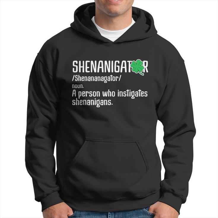 Shenanigator Definition St Patricks Day Graphic Design Printed Casual Daily Basic V2 Hoodie