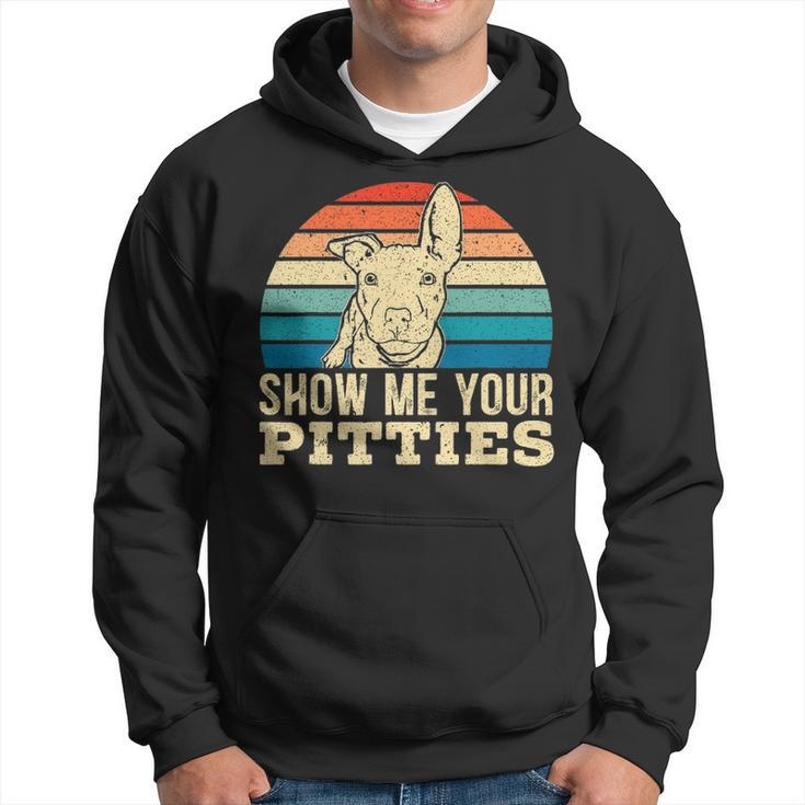 Show Me Your Pitties For A Pitbull Dog Lovers  Men Hoodie