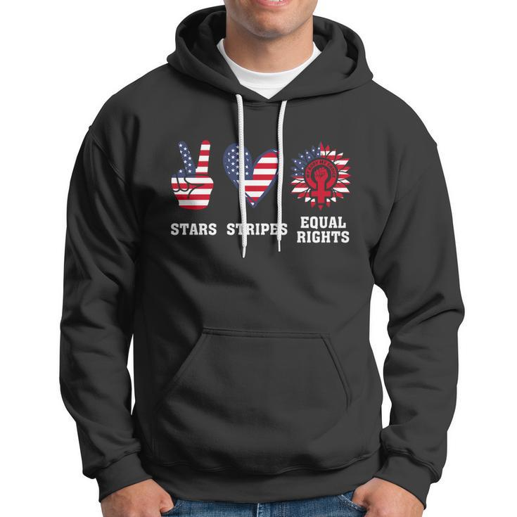 Stars Stripes And Equal Rights 4Th Of July Reproductive Rights Cute Gift V2 Hoodie