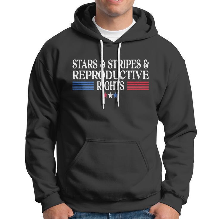 Stars Stripes Reproductive Rights Patriotic 4Th Of July Great Gift Hoodie