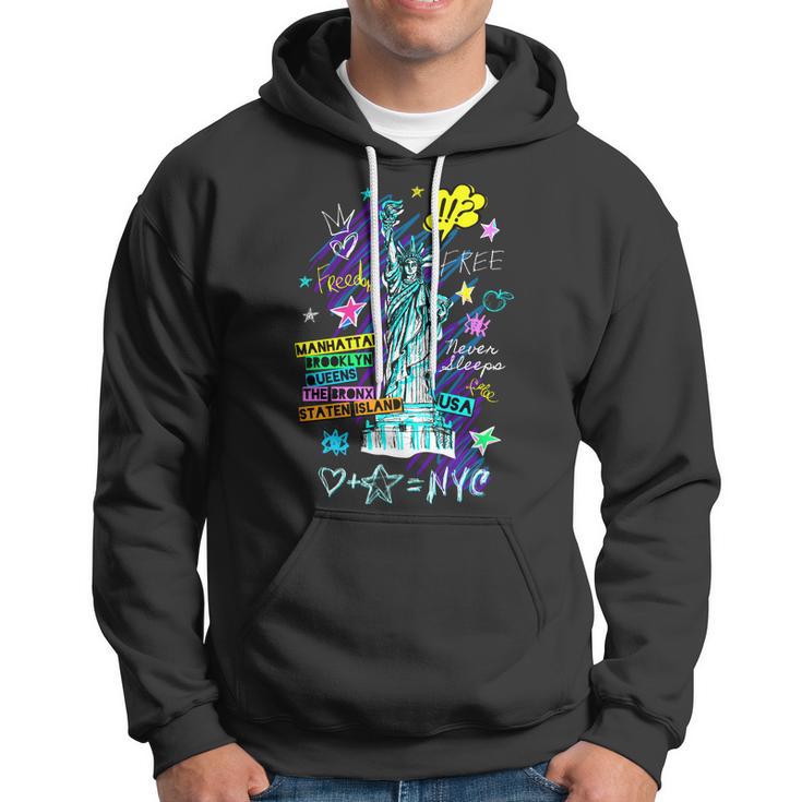 Statue Of Liberty Cities Of New York Hoodie