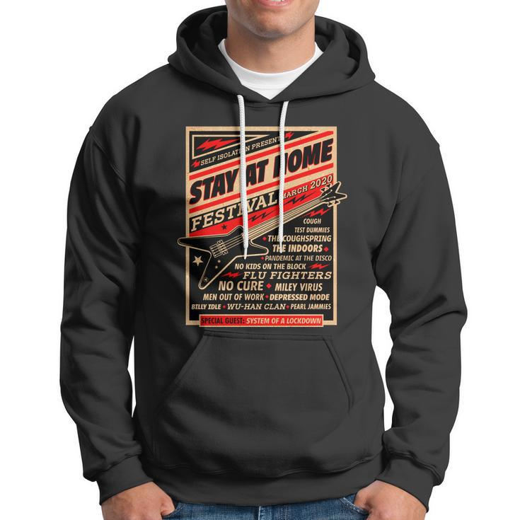 Stay At Home Festival Concert Poster Quarantine Hoodie