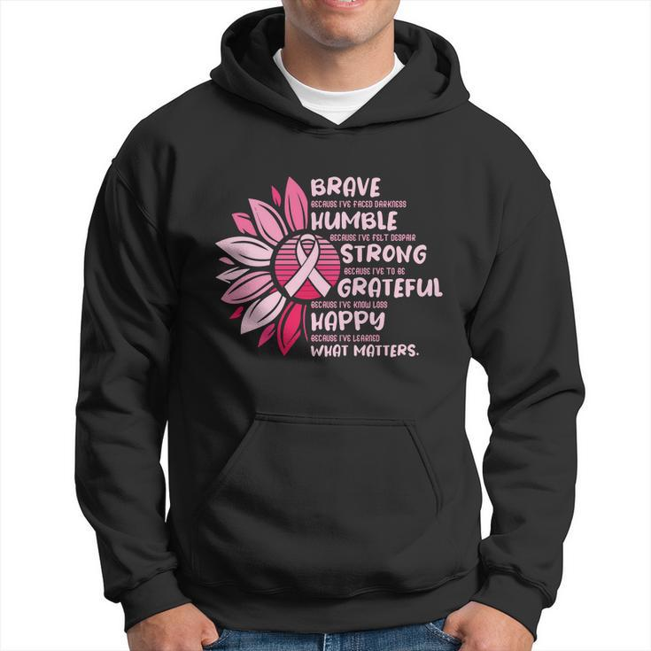 Sunflower Pink Ribbon Breast Caner Hoodie