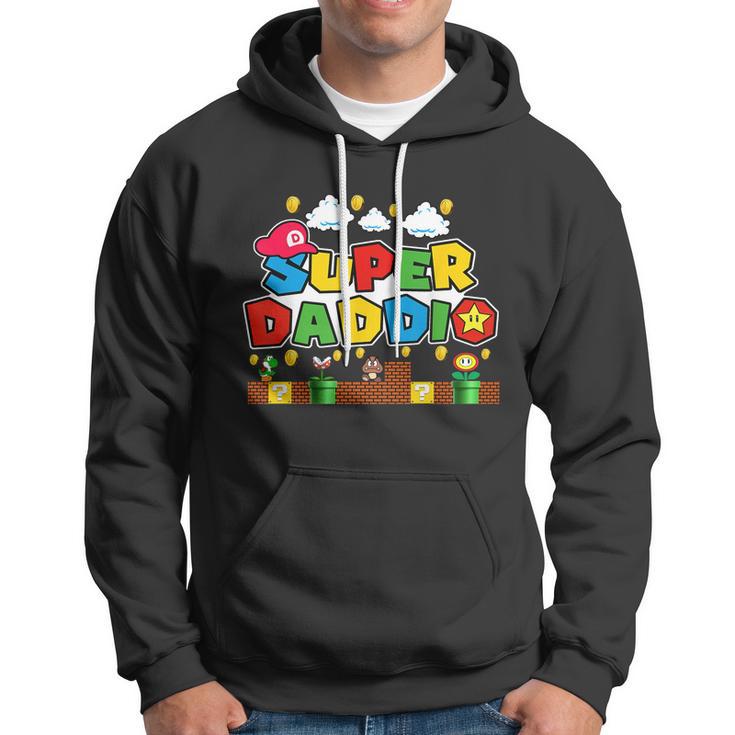 Super Daddio Funny Super Dad Daddy Father Hoodie