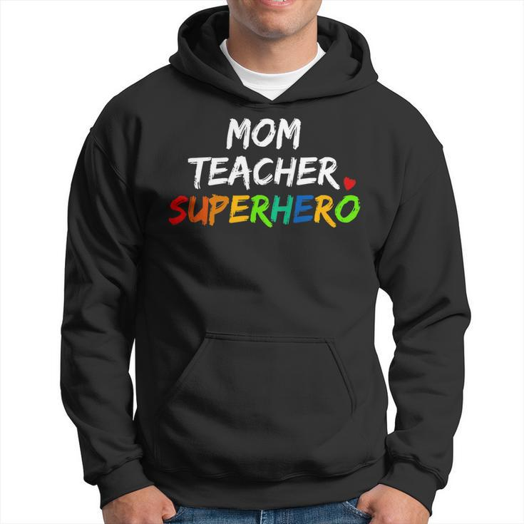 Teacher Mom Superhero Hoodie
