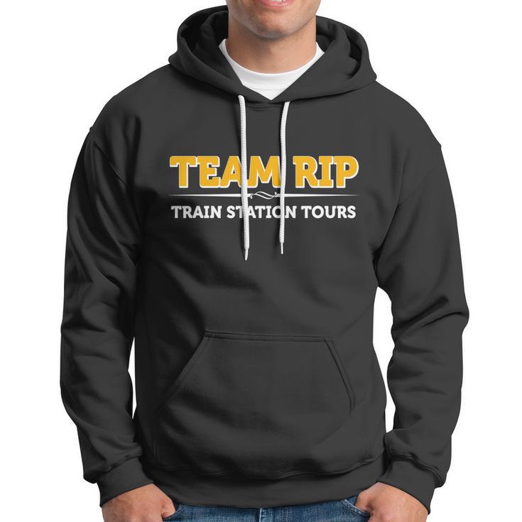 Team Rip Train Station Tours Yellowstone Hoodie