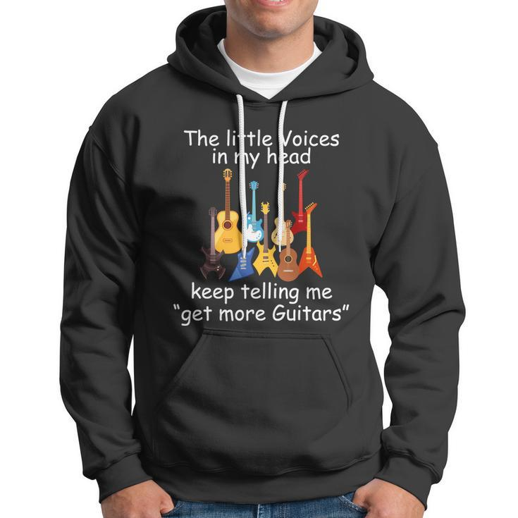 The Little Voices In My Head Say Get More Guitars Tshirt Hoodie