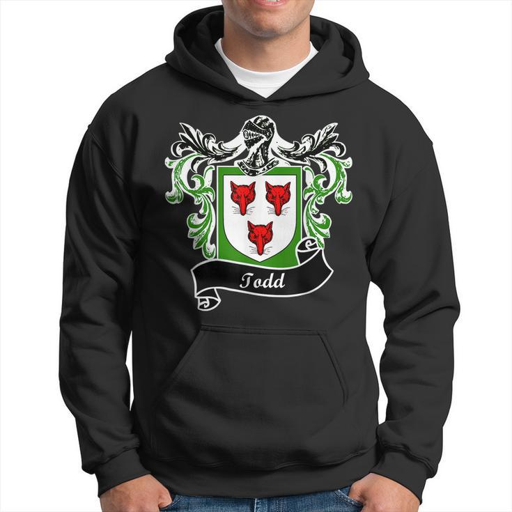 Todd Coat Of Arms Surname Last Name Crest Men Hoodie