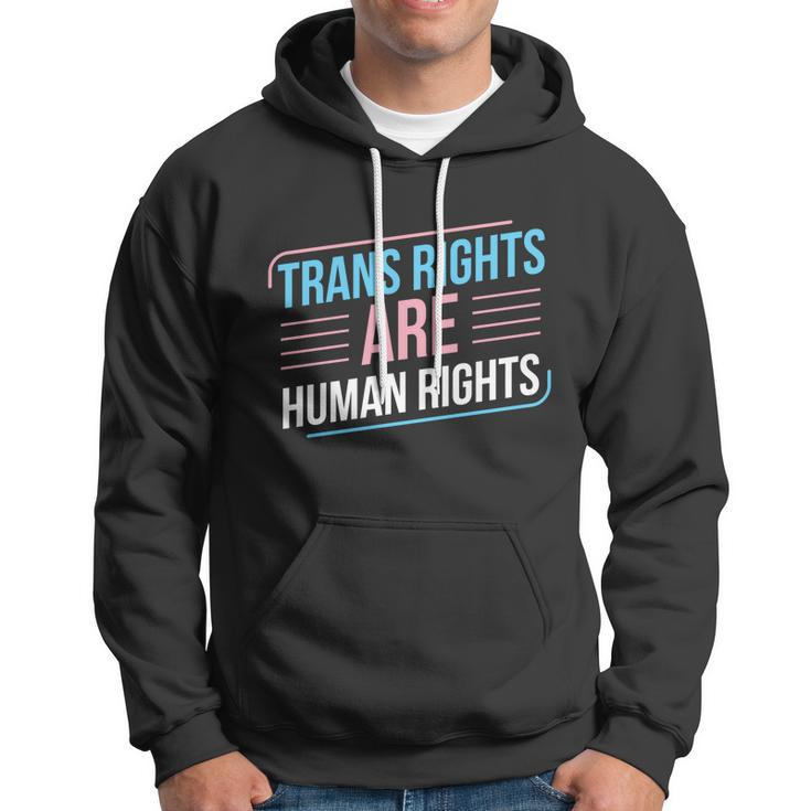 Trans Rights Are Human Rights Trans Pride Transgender Lgbt Gift Hoodie