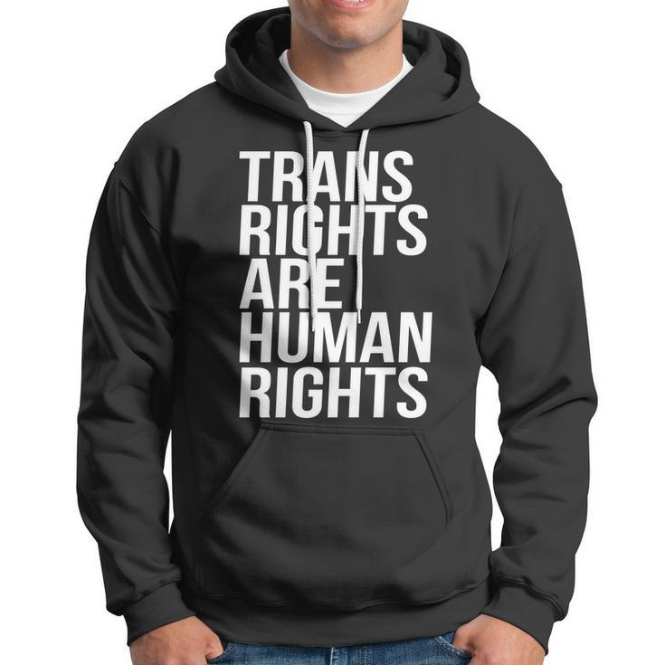 Transgender Trans Rights Are Human Rights V2 Hoodie