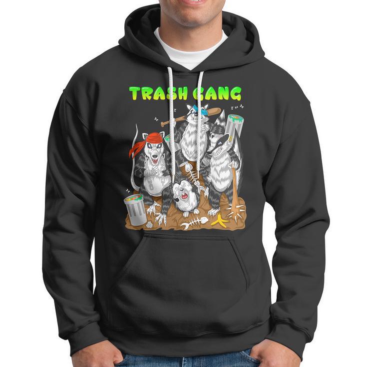 Trash Gang Raccoon And Opossum Hoodie