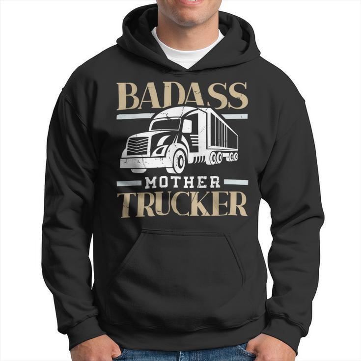 Trucker Trucker Accessories For Truck Driver Motor Lover Trucker_ V11 Hoodie