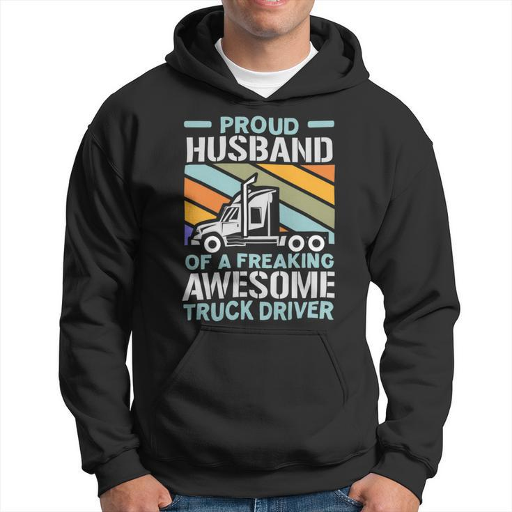 Trucker Trucker Husband Truck Driver Trucker Vehicle Transport Hoodie